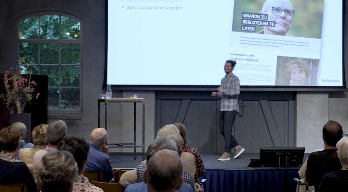 Presentatie en organisatie van Meet Ups Beeld: Adriaan Schuitemaker